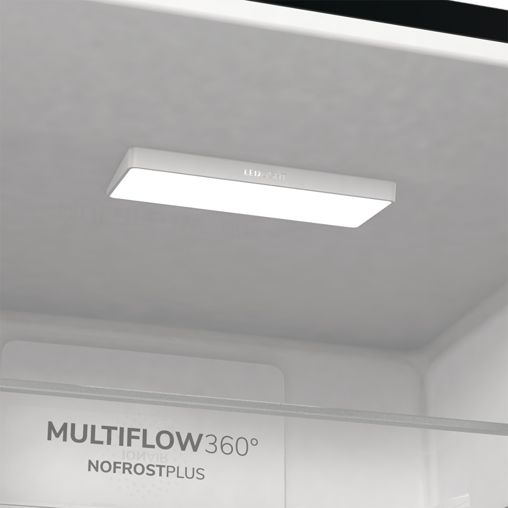 Combina frigorifica GORENJE NRK619EABXL4, No Frost Plus, 300 l, H 185 cm, Clasa E, negru