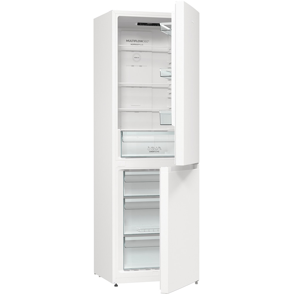 Combina frigorifica GORENJE NRK619EEW4, No Frost, 300 l, H 185 cm, Clasa E, alb