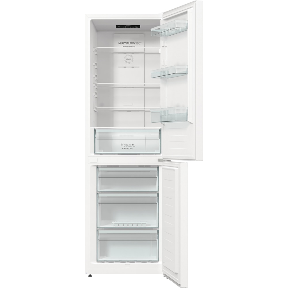 Combina frigorifica GORENJE NRK619EEW4, No Frost, 300 l, H 185 cm, Clasa E, alb