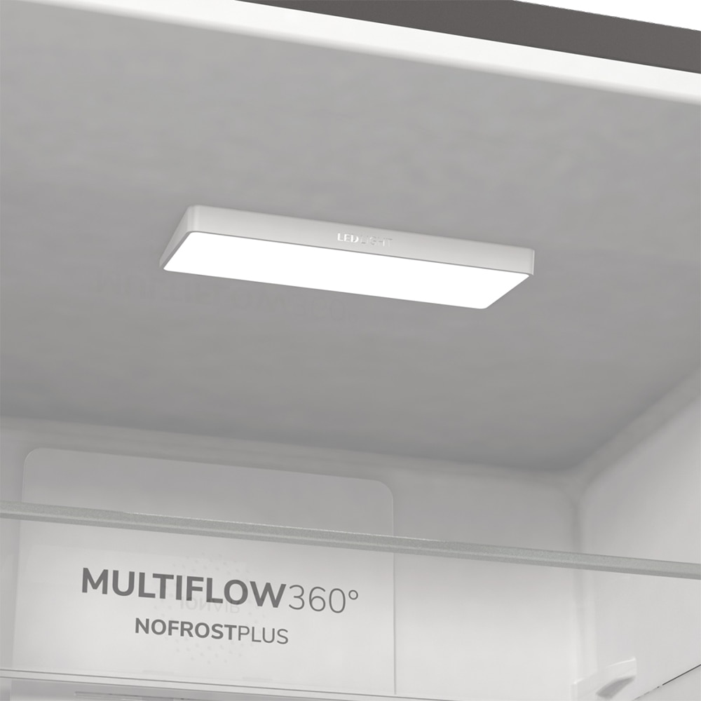 Combina frigorifica GORENJE NRK6202AXL4, No Frost Plus, 331 l, H 200 cm, Clasa E, inox