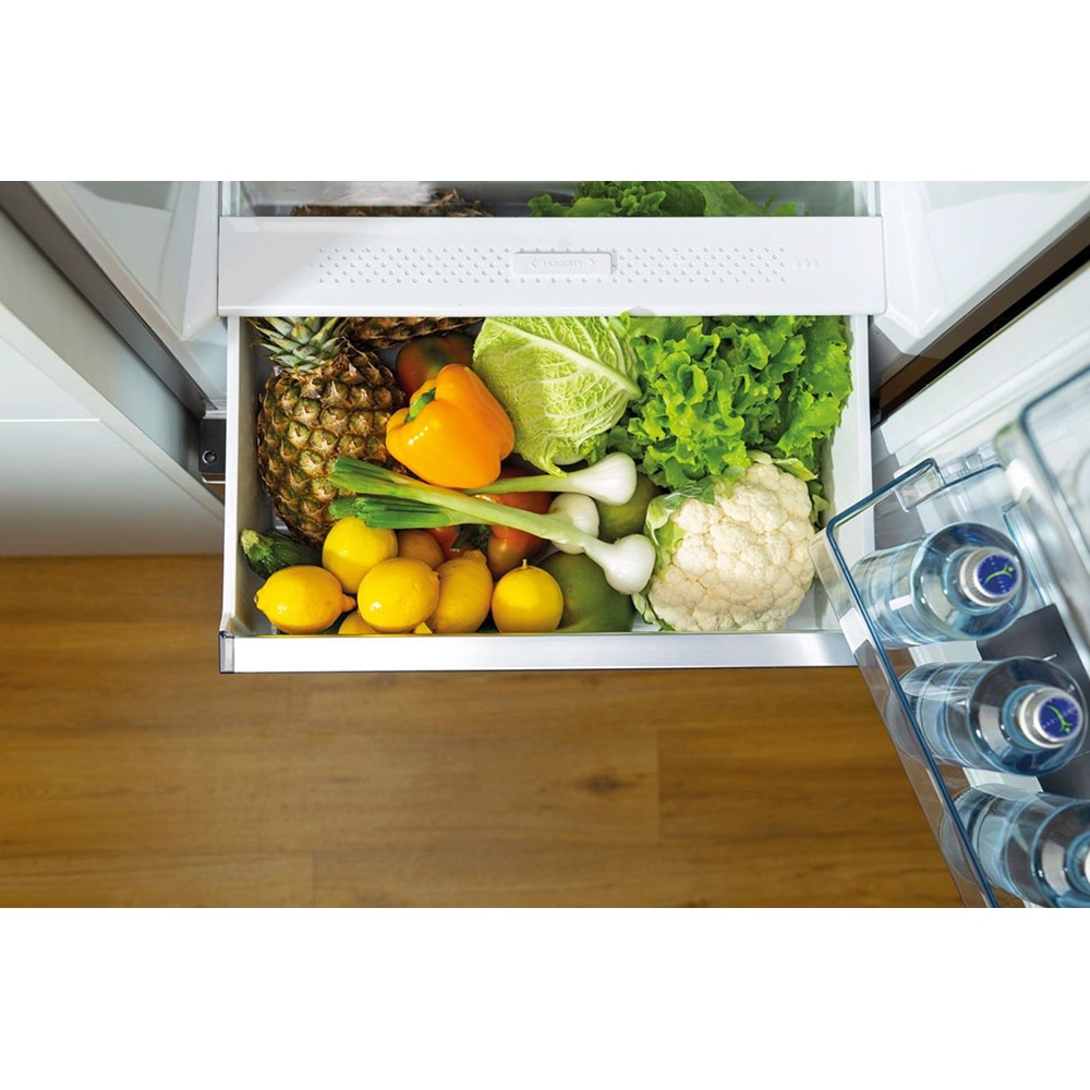 Combina frigorifica GORENJE NRK6202AXL4, No Frost Plus, 331 l, H 200 cm, Clasa E, inox