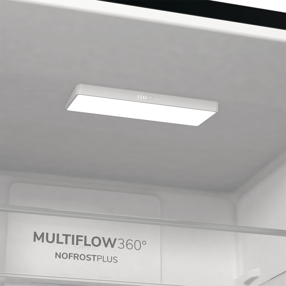 Combina frigorifica GORENJE NRK620EABXL4, No Frost Plus, 331 l, H 200 cm, Clasa E, negru