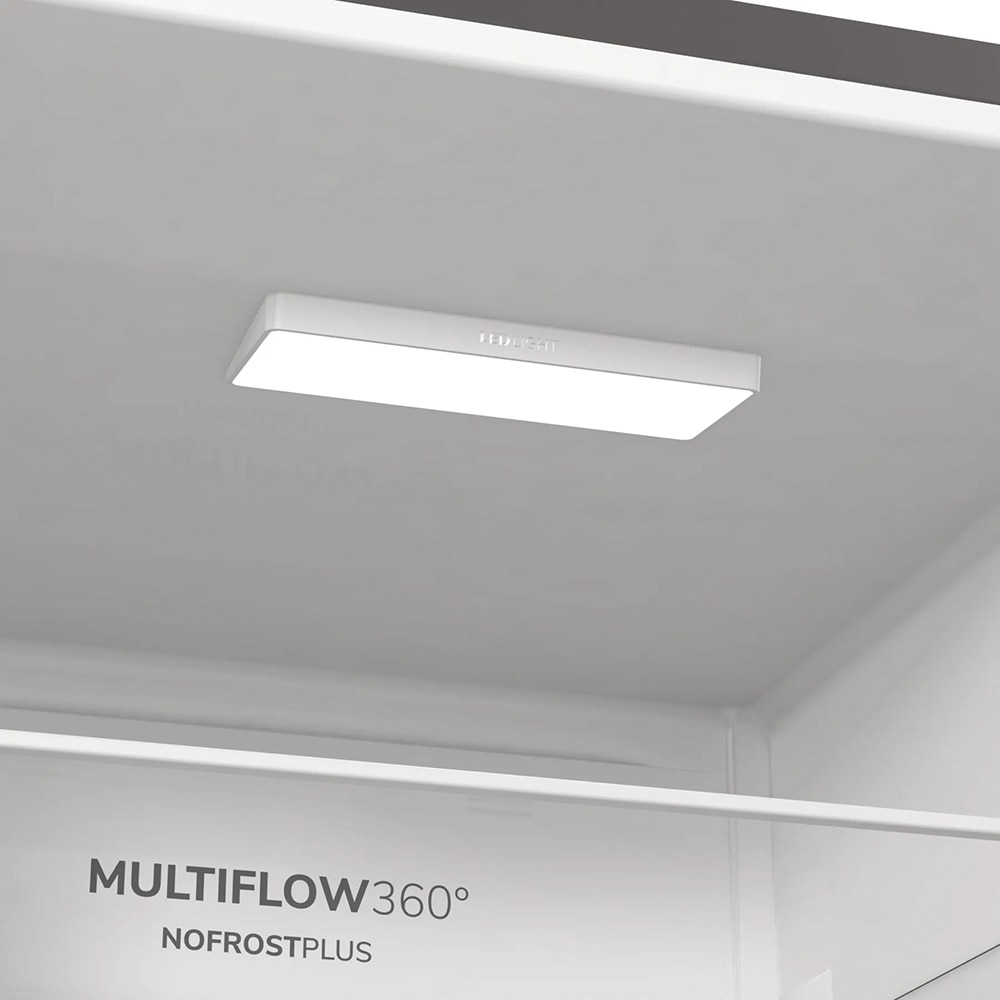 Combina frigorifica GORENJE NRK62CA2XL4, No Frost Plus, 361 l, H 200 cm, Clasa C, argintiu