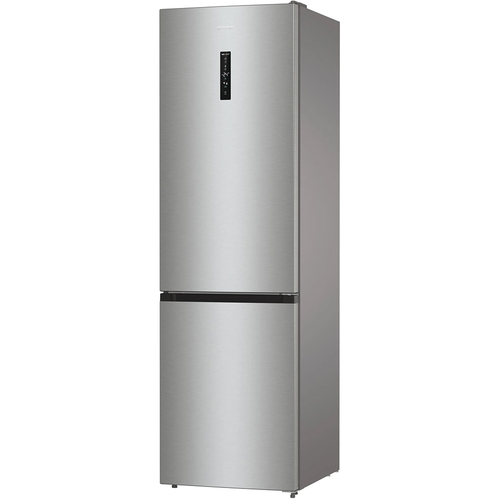 Combina frigorifica GORENJE NRK62CA2XL4, No Frost Plus, 361 l, H 200 cm, Clasa C, argintiu