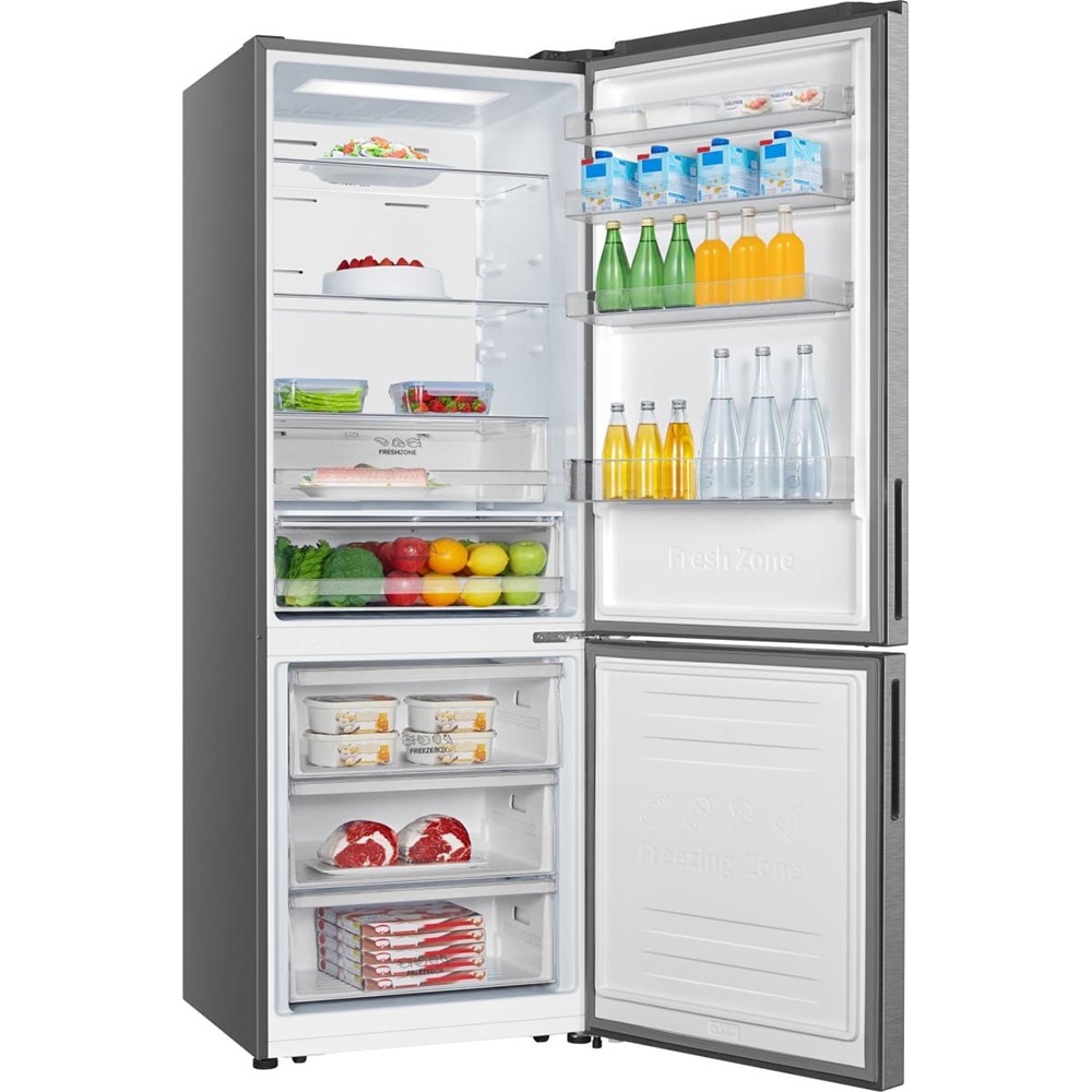 Combina frigorifica GORENJE NRK720EAXL4, No Frost Plus, 495 l, H 200 cm, Clasa E, argintiu