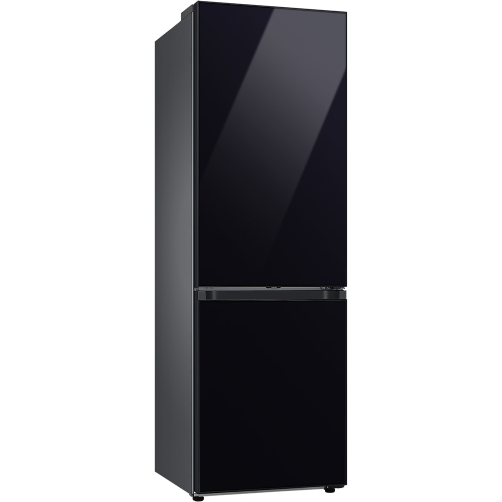 Combina frigorifica SAMSUNG RB34C7B5E22/EF, Bespoke, No Frost, 344 l, H 185 cm, Clasa E, All-Around Cooling, sticla neagra