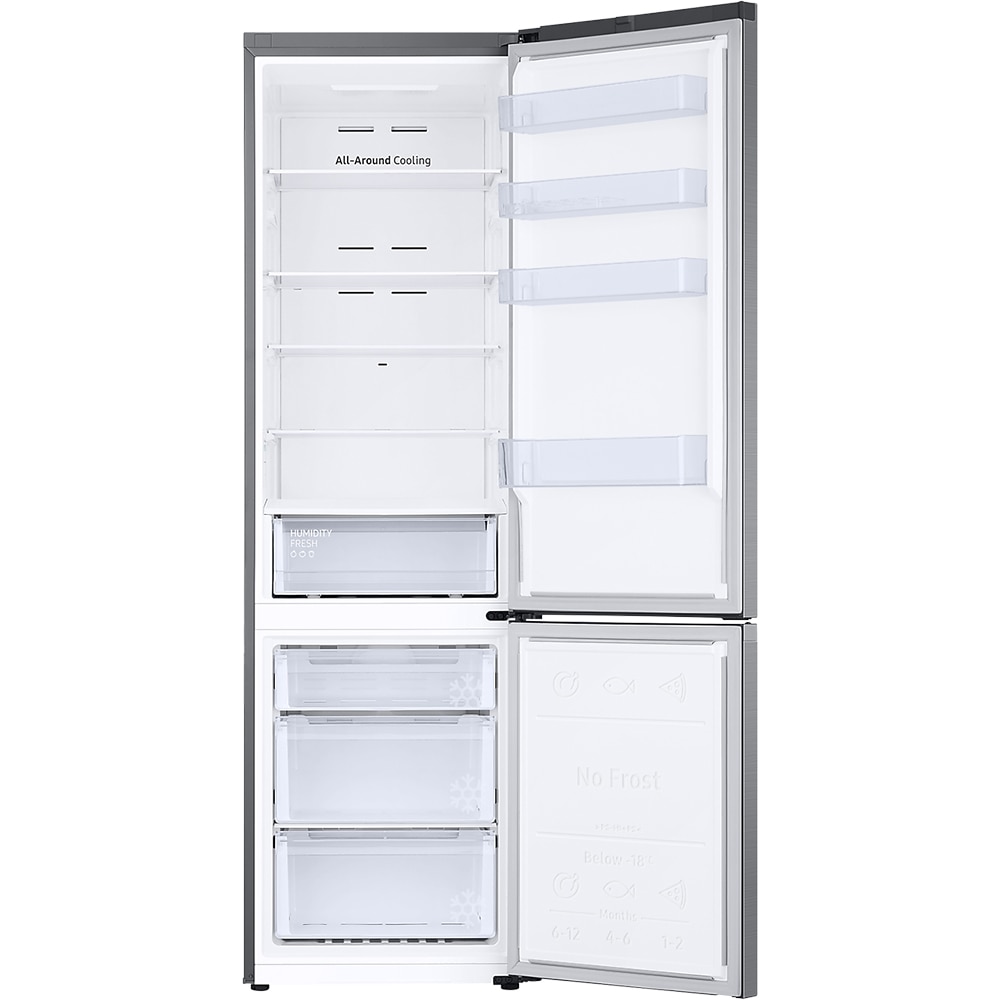 Combina frigorifica SAMSUNG RB38C600CS9/EF, No Frost, 390 l, H 203 cm, Clasa C, Wi-Fi, inox