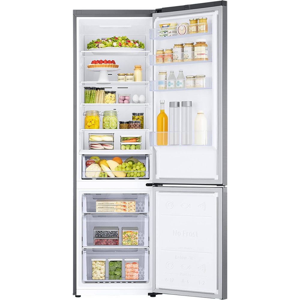 Combina frigorifica SAMSUNG RB38C600CS9/EF, No Frost, 390 l, H 203 cm, Clasa C, Wi-Fi, inox