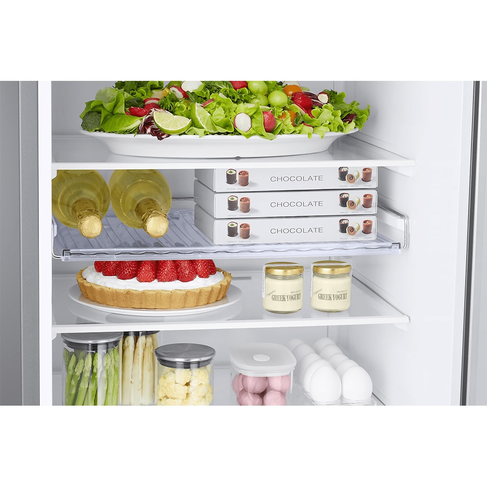 Combina frigorifica SAMSUNG RB38C602CSA/EF, No Frost, 390 l, H 203 cm, Clasa C, All-Around Cooling, inox