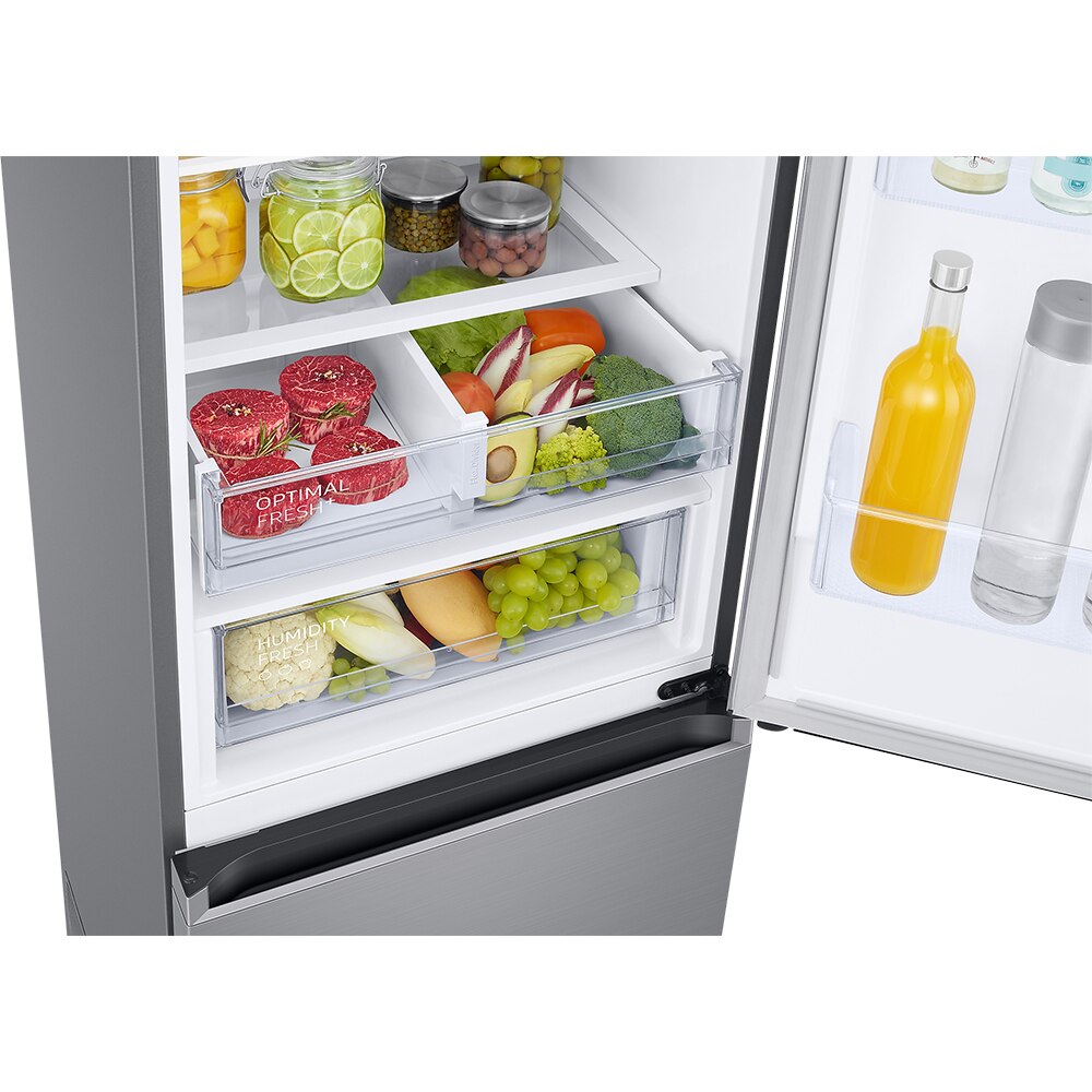 Combina frigorifica SAMSUNG RB38C607AS9/EF, No Frost, 387 l, H 203 cm, Clasa A, Twin Cooling Plus, inox