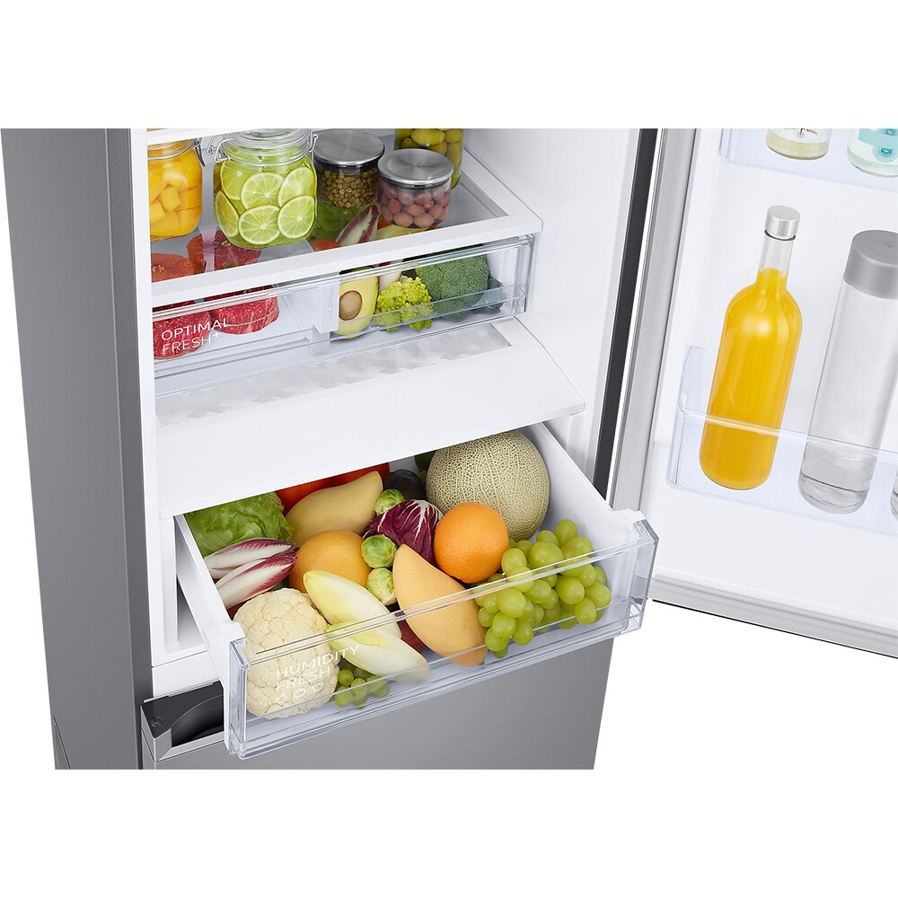 Combina frigorifica SAMSUNG RB38C607AS9/EF, No Frost, 387 l, H 203 cm, Clasa A, Twin Cooling Plus, inox