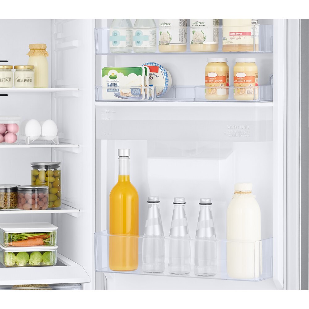 Combina frigorifica SAMSUNG RB38C632ESA/EF, No Frost, 386 l, H 203 cm, Clasa E, Dozator apa, inox