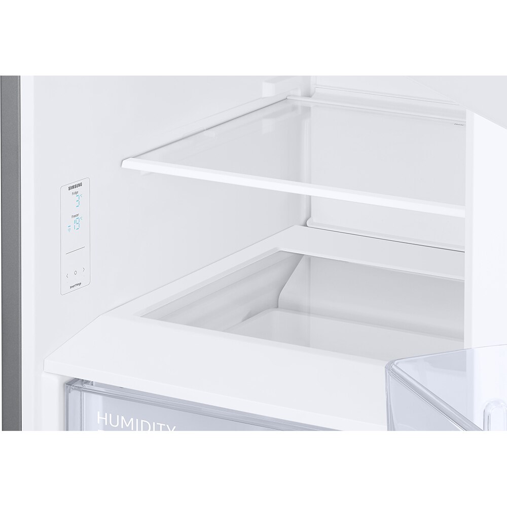Combina frigorifica SAMSUNG RB38C632ESA/EF, No Frost, 386 l, H 203 cm, Clasa E, Dozator apa, inox
