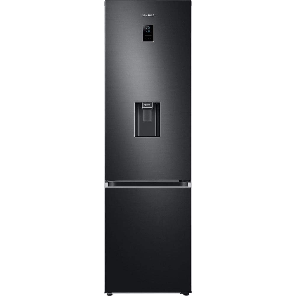 Combina frigorifica SAMSUNG RB38C650EB1/EF, No Frost, 386 l, H 203 cm, Clasa E, Dozator apa, dark inox