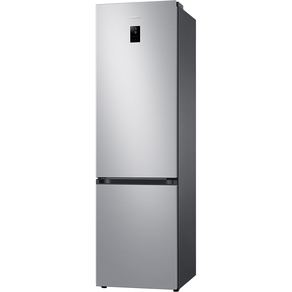 Combina frigorifica SAMSUNG RB38C671DSA/EF, No Frost, 390 l, H 203 cm, Clasa D, All-Around Cooling, argintiu
