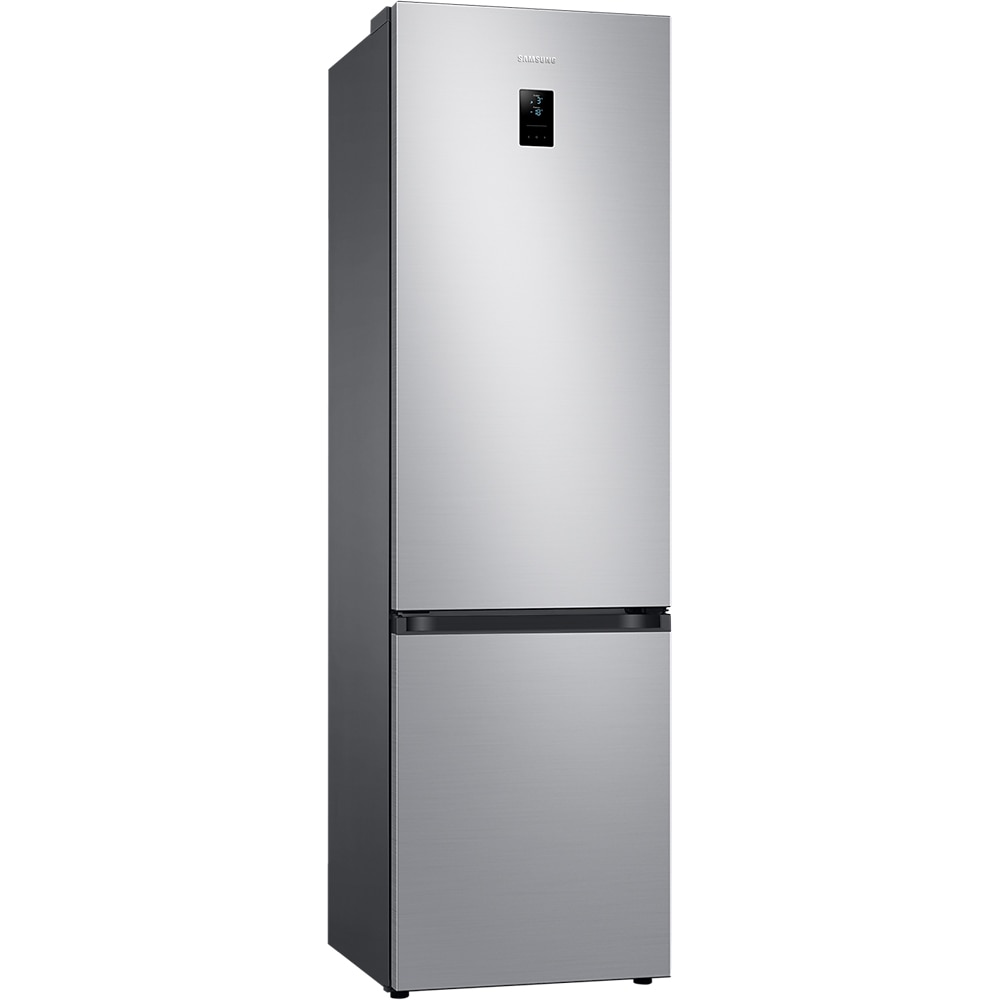 Combina frigorifica SAMSUNG RB38C671DSA/EF, No Frost, 390 l, H 203 cm, Clasa D, All-Around Cooling, argintiu