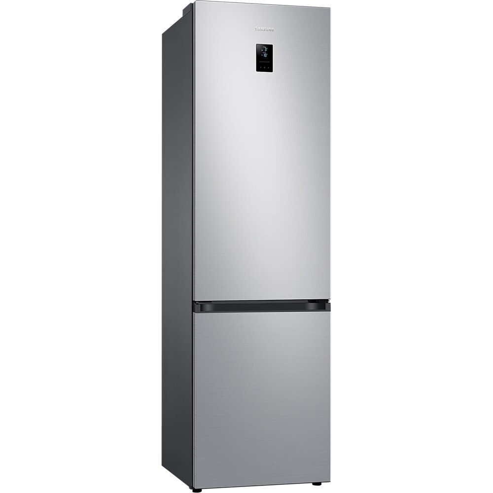 Combina frigorifica SAMSUNG RB38T672ESA/EF, No Frost, 390 l, H 203 cm, Clasa E, All-Around Cooling, argintiu