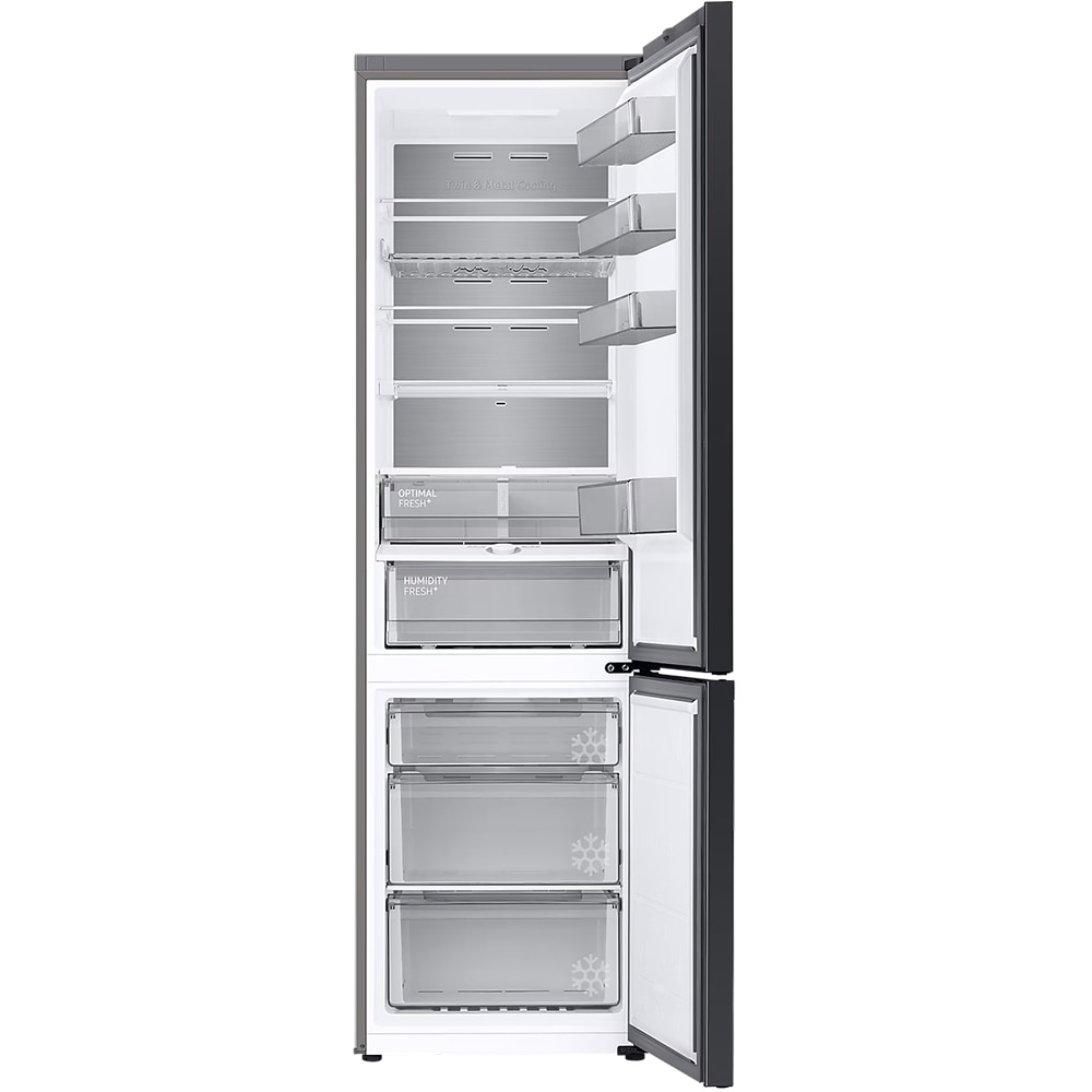 Combina frigorifica SAMSUNG RB38C7B6AB1/EF, No Frost, 387 l, H 203 cm, Clasa A, Twin Cooling Plus, negru