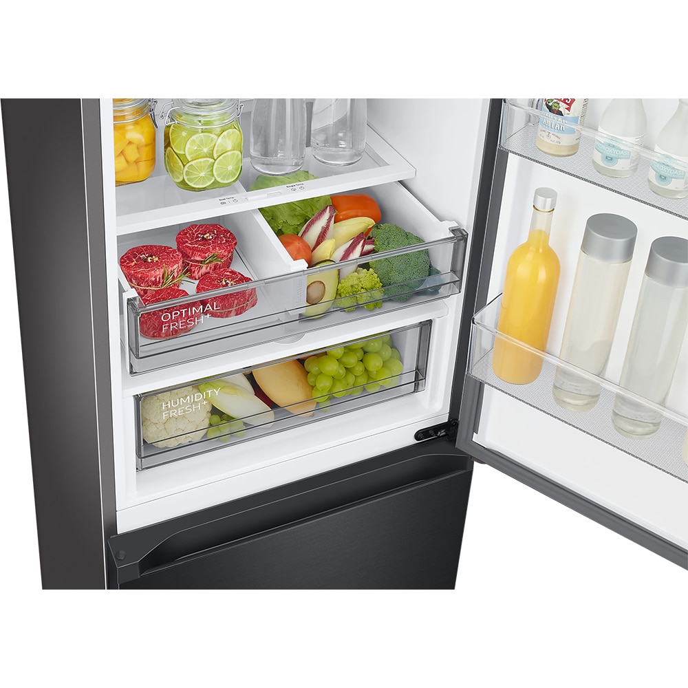 Combina frigorifica SAMSUNG RB38C7B6AB1/EF, No Frost, 387 l, H 203 cm, Clasa A, Twin Cooling Plus, negru
