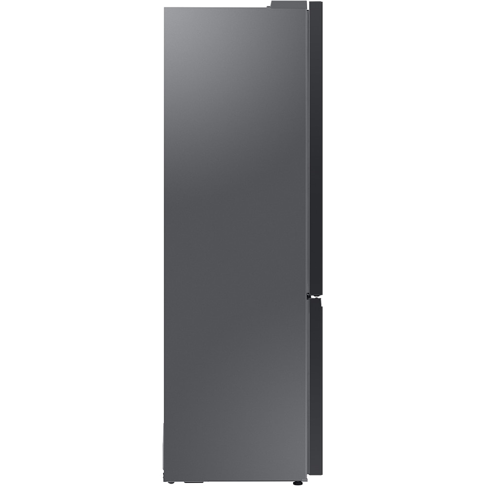 Combina frigorifica SAMSUNG RB38C7B6B22/EF, Bespoke, No Frost, 390 l, H 203 cm, Clasa B, Twin Cooling, Sticla neagra