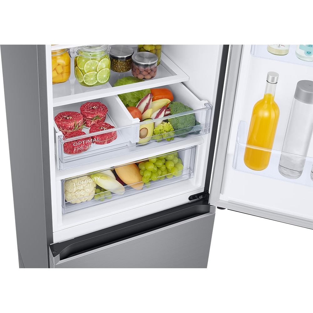 Combina frigorifica SAMSUNG RB38T607BS9/EF, No Frost, 387 l, H 203 cm, Clasa B, Twin Cooling Plus, inox