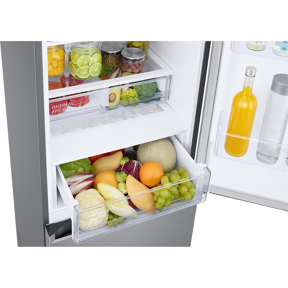 Combina frigorifica SAMSUNG RB38T607BS9/EF, No Frost, 387 l, H 203 cm, Clasa B, Twin Cooling Plus, inox