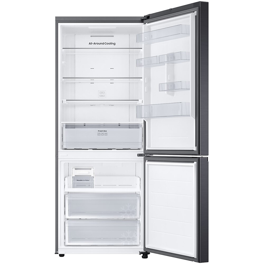 Combina frigorifica SAMSUNG RB50DG601EB1EO, No Frost, 508 l, H 192 cm, Clasa E, Wi-Fi, dark inox