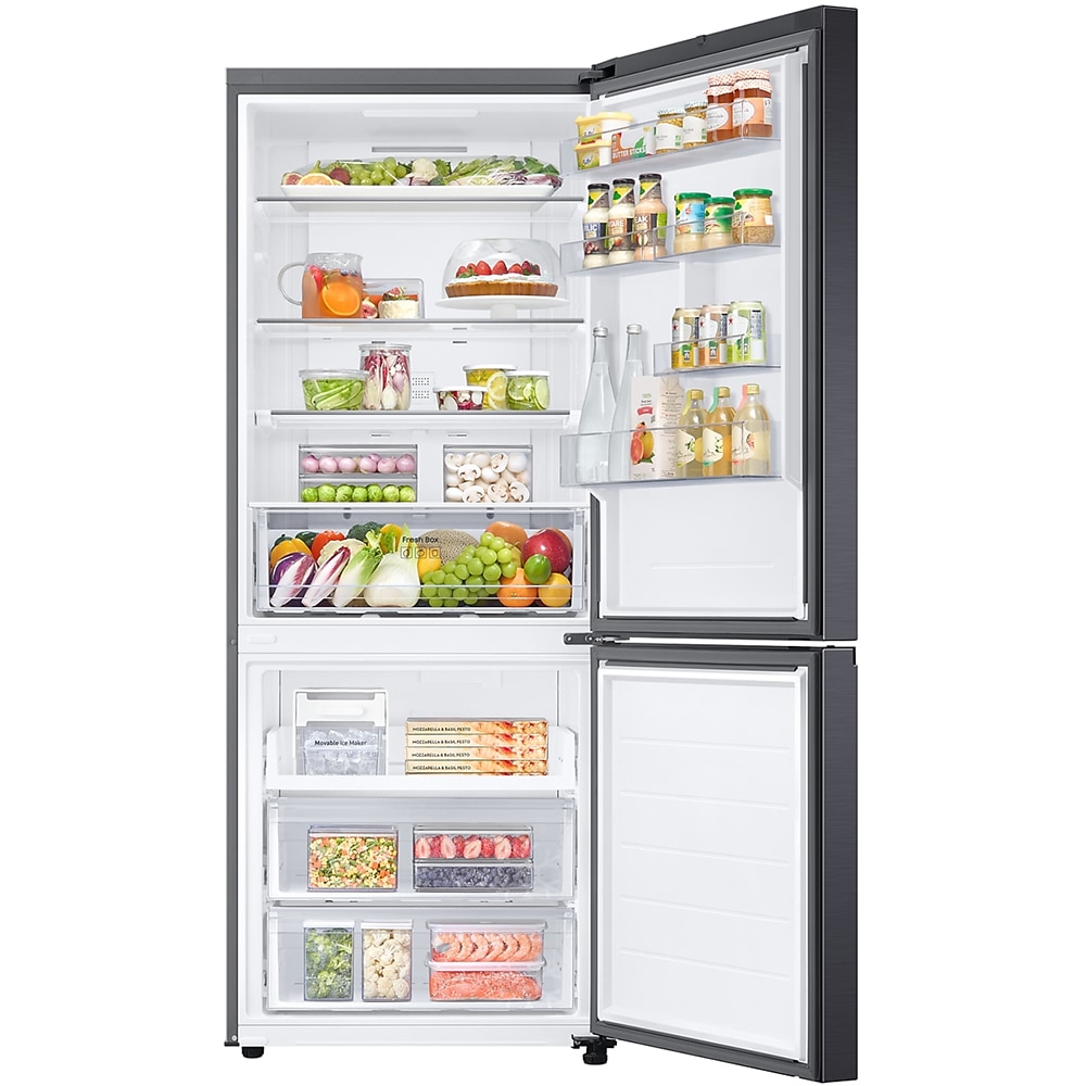 Combina frigorifica SAMSUNG RB50DG601EB1EO, No Frost, 508 l, H 192 cm, Clasa E, Wi-Fi, dark inox