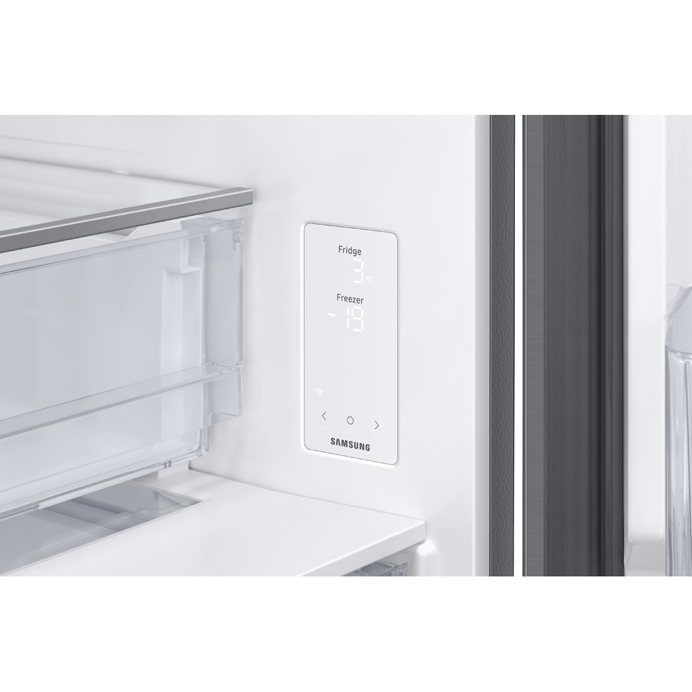 Combina frigorifica SAMSUNG RB53DG706CS9EO, No Frost, 538 l, H 203 cm, Clasa C, Wi-Fi, inox