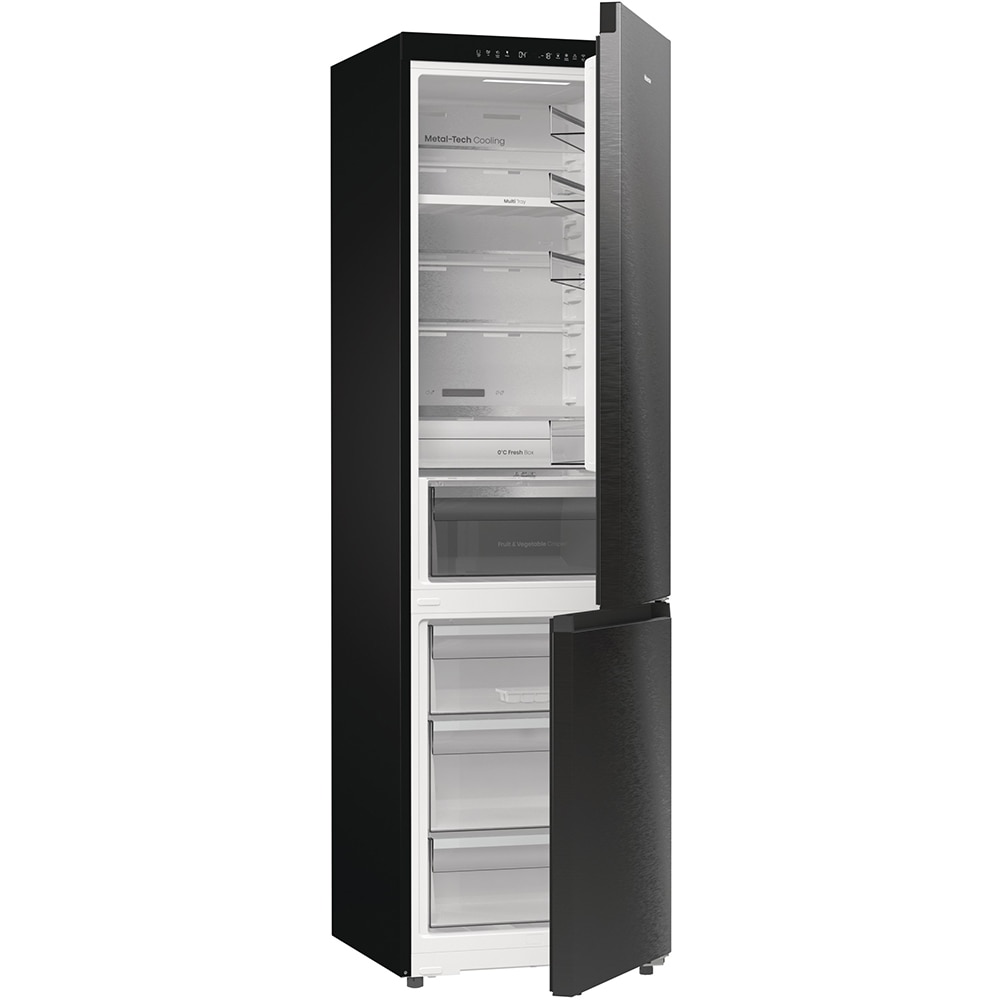 Combina frigorifica HISENSE RB5P410SBFC, Total No Frost, 413 l, H 203 cm, Clasa C, Wi-Fi, negru