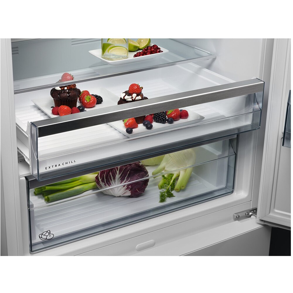 Combina frigorifica AEG RCB646E3MX, No Frost, 481 l, H 192 cm, Clasa E, inox