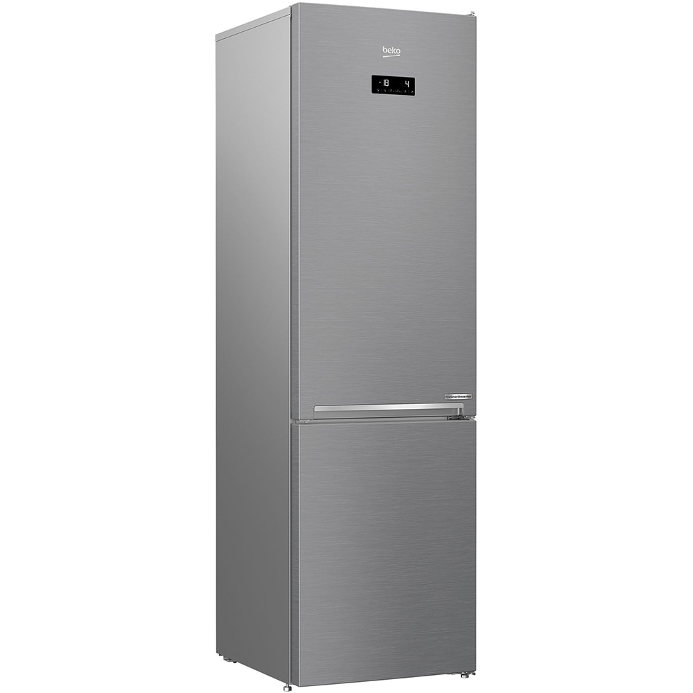 Combina frigorifica BEKO RCNA406E60XBN, NeoFrost, 362 l, H 203 cm, Clasa C, argintiu