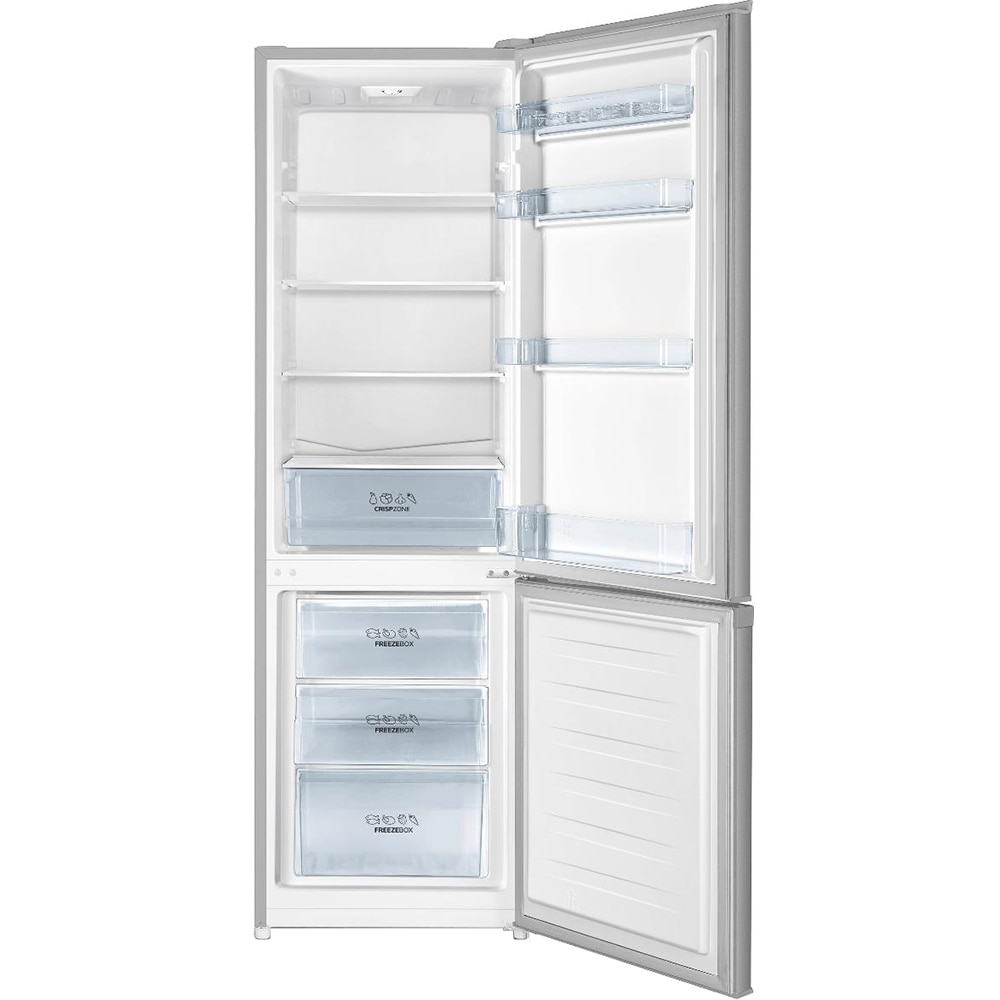 Combina frigorifica GORENJE RK4182PS4, 269 l, H 180 cm, Clasa E, argintiu