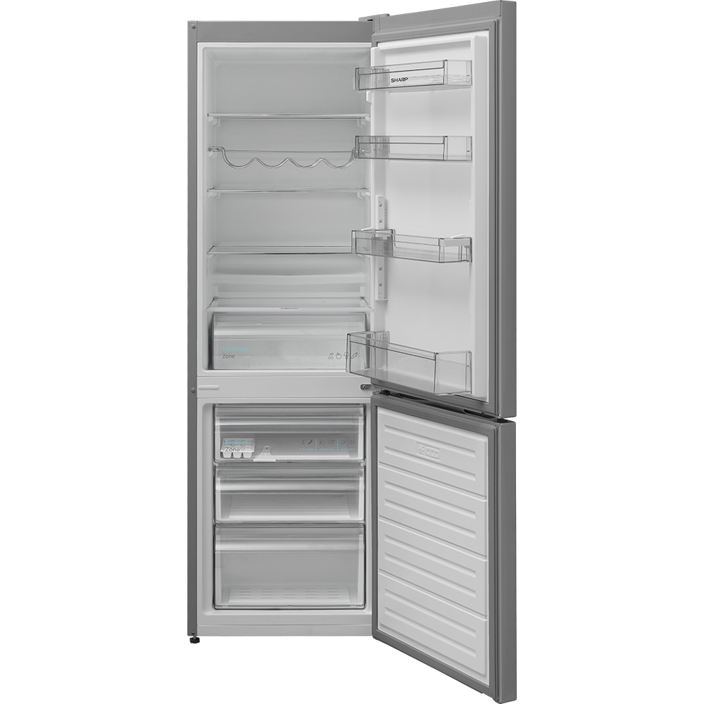 Combina frigorifica SHARP SJ-FBB04DTXLE-EU, 268 l, H 170 cm, Clasa E, inox