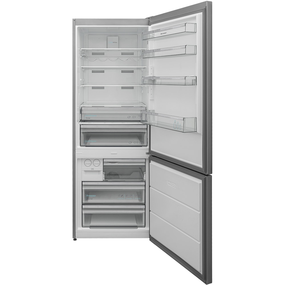 Combina frigorifica SHARP SJ-NBA24IMXPE-EU, No Frost, 481 l, H 192 cm, Clasa E, dark inox