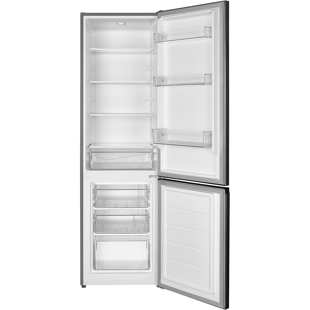 Combina frigorifica VORTEX VK27SSV01H, 262 l, H 180 cm, Clasa E, argintiu