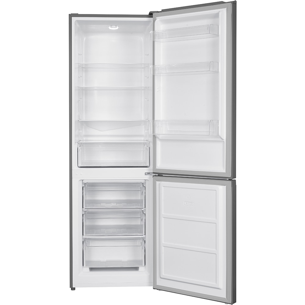 Combina frigorifica VORTEX VK32SSV01H, 315 l, H 186 cm, Clasa E, argintiu