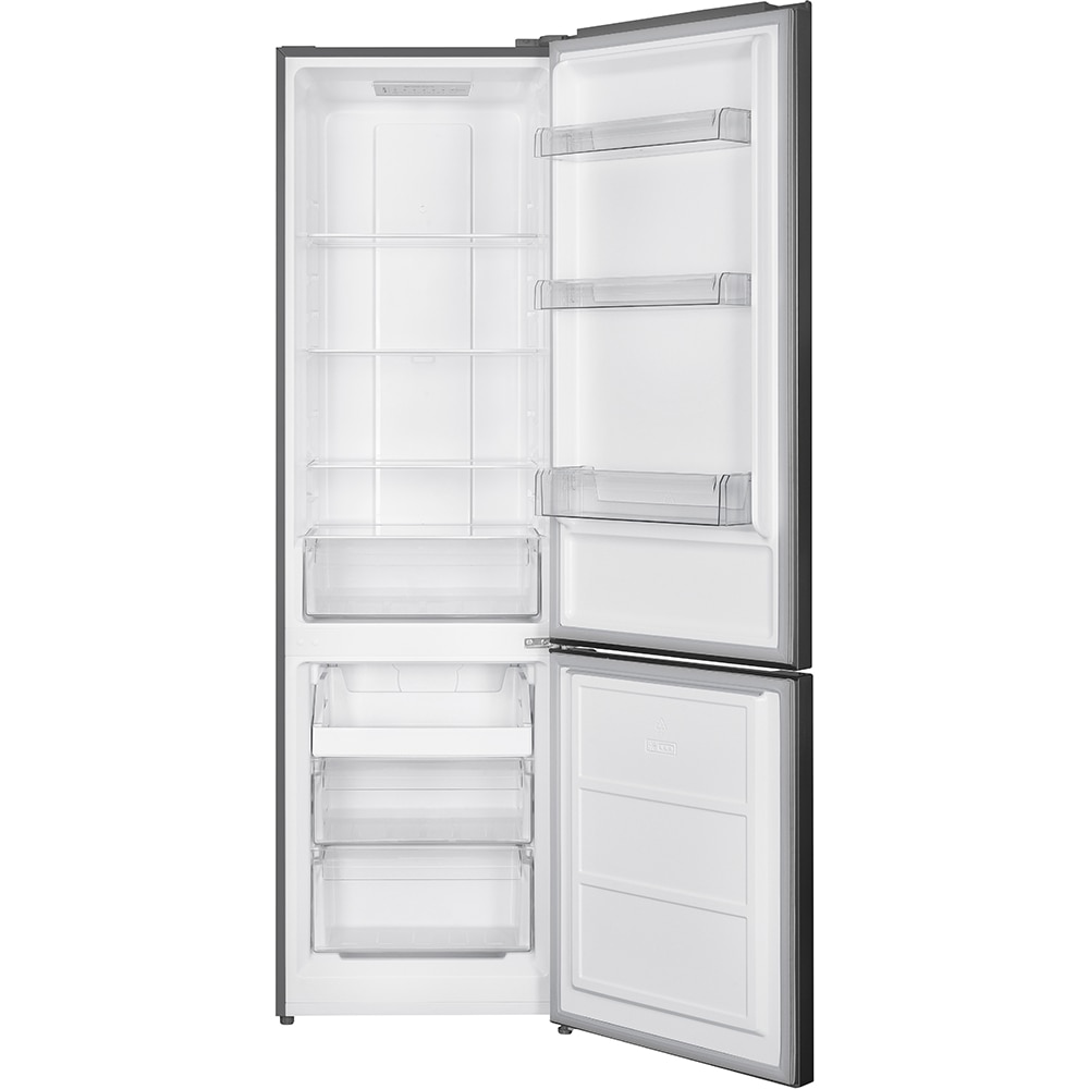 Combina frigorifica VORTEX VK33NSV01H, No Frost, 326 l, H 201 cm, Clasa E, argintiu