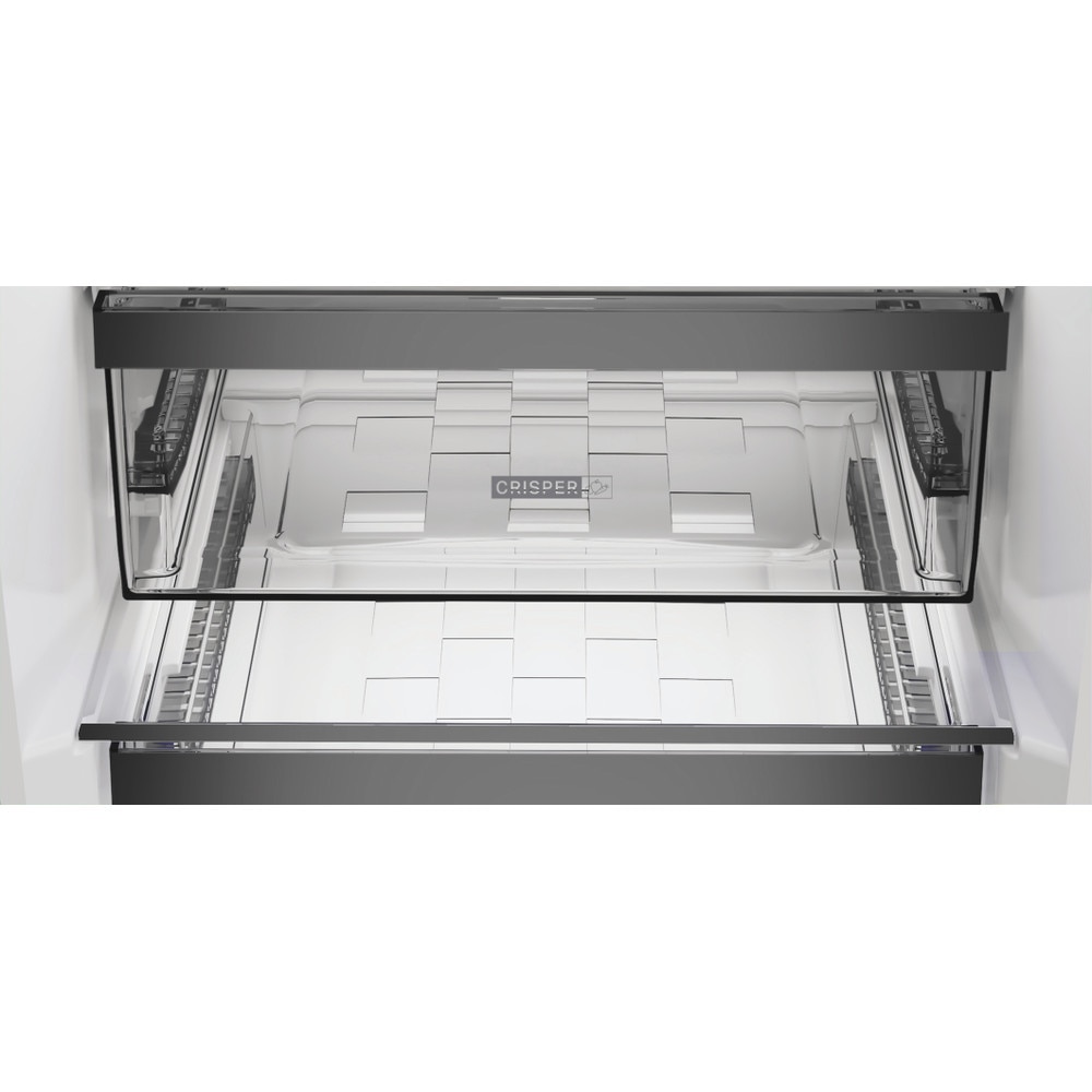Combina frigorifica WHIRLPOOL WHK 25404 XP8E, Total No Frost, 355 l, H 203.5 cm, Clasa A, inox