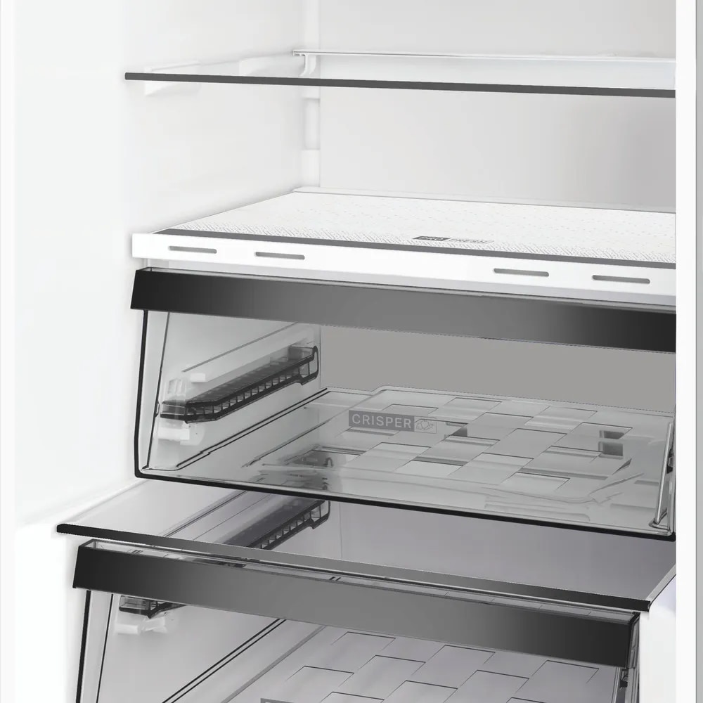 Combina frigorifica WHIRLPOOL WHK 26403 XP6E1, Total No Frost, 355 l, H 203.5 cm, Clasa C, inox