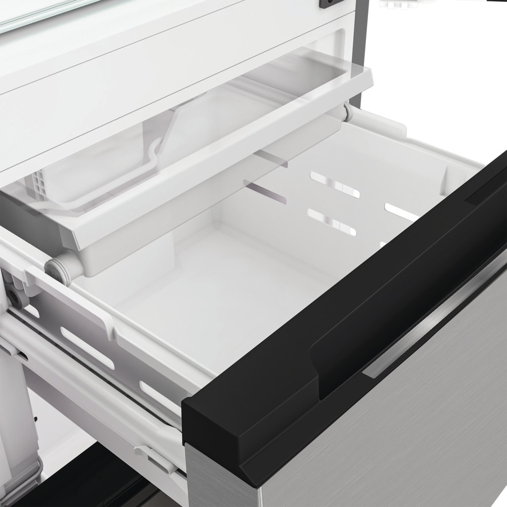 Combina frigorifica WHIRLPOOL WHKF 6352 X5E, No Frost, 351 l, H 203.5 cm, Clasa D, inox