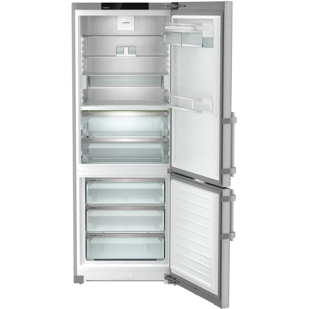 Combina frigorifica LIEBHERR CBNsda 775i Prime, Duo Cooling, 474 l, H 201.5 cm, Clasa A, Wi-Fi, argintiu
