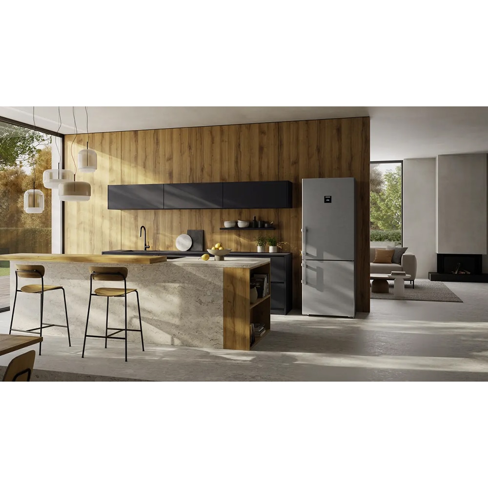 Combina frigorifica LIEBHERR CBNsda 775i Prime, Duo Cooling, 474 l, H 201.5 cm, Clasa A, Wi-Fi, argintiu