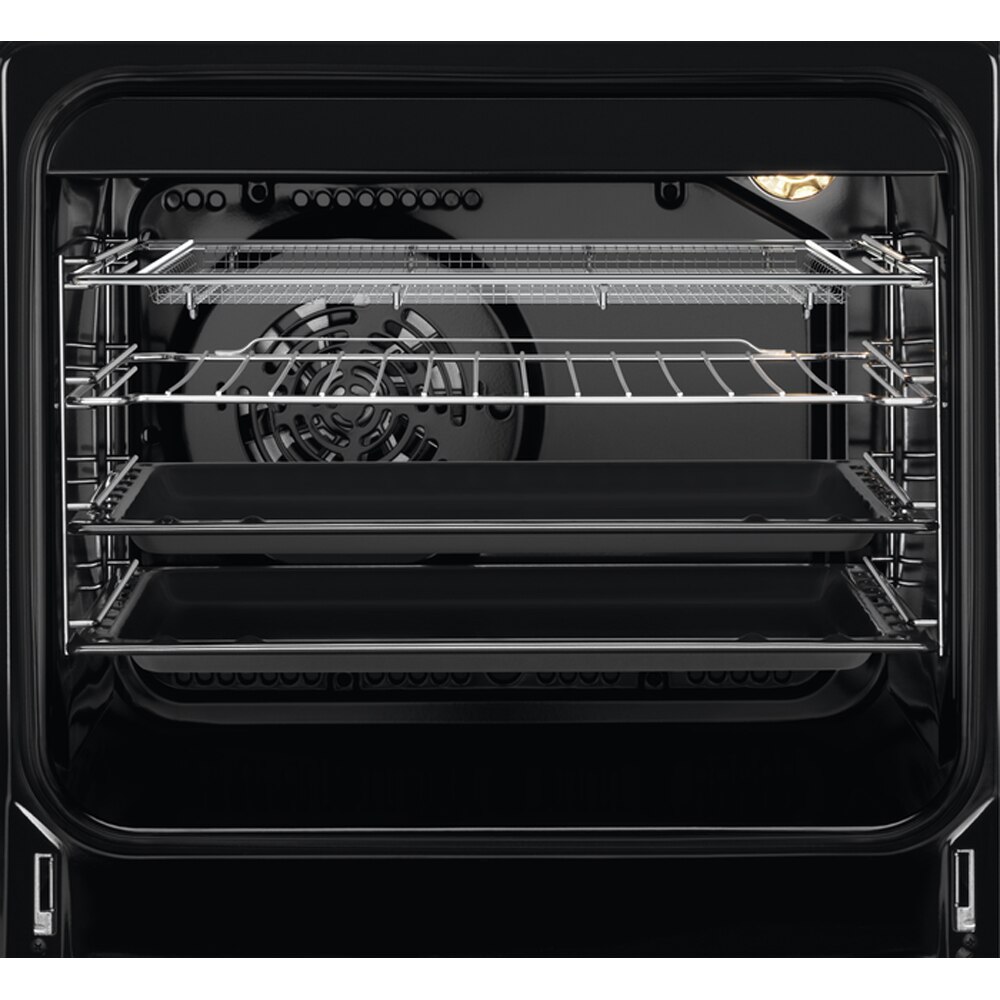 Aragaz AEG CCB56491BW, SteamBake, AirFry, 4 arzatoare, Electric, L 50 cm, Grill, alb