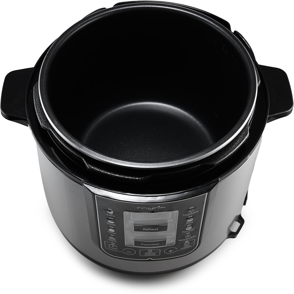 Multicooker MYRIA MY4450, 6l, 1000W, 14 programe, argintiu-negru