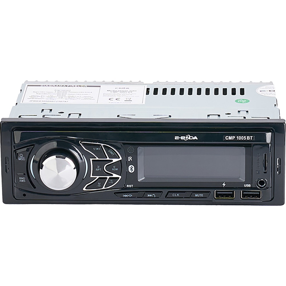 Player auto E-BODA CMP1005 BT, 4 x 45W, Bluetooth, USB