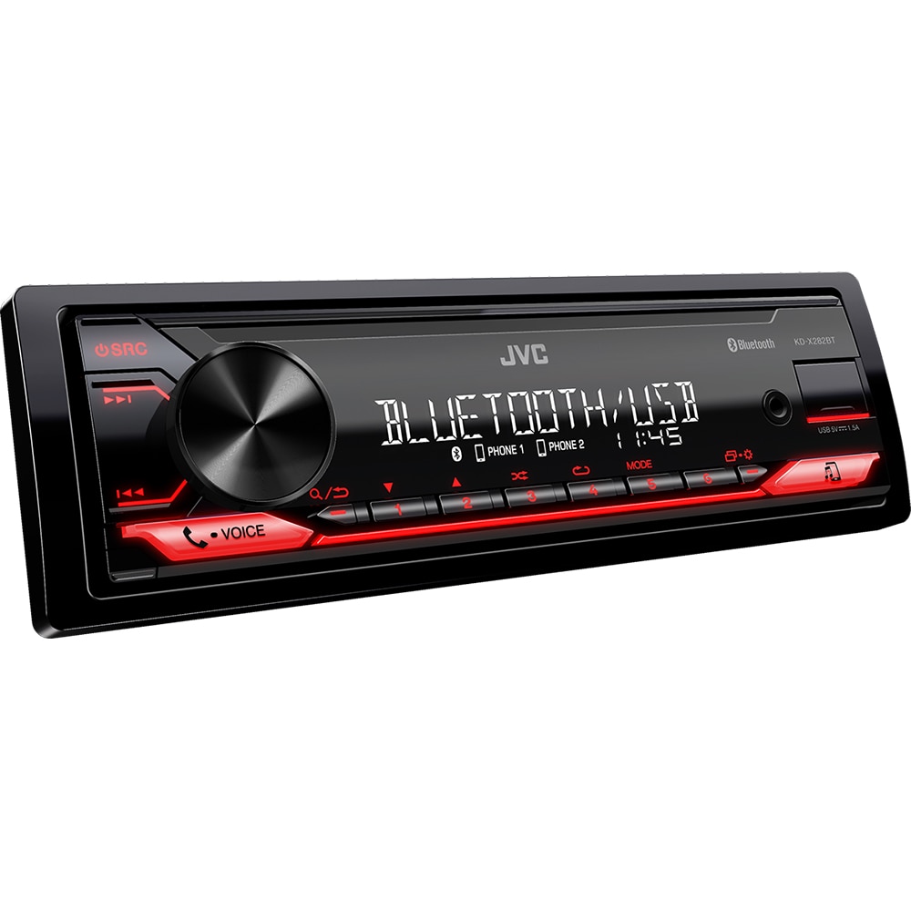 Player auto JVC KD-X282BT, 4 x 50W, Bluetooth, USB, FM