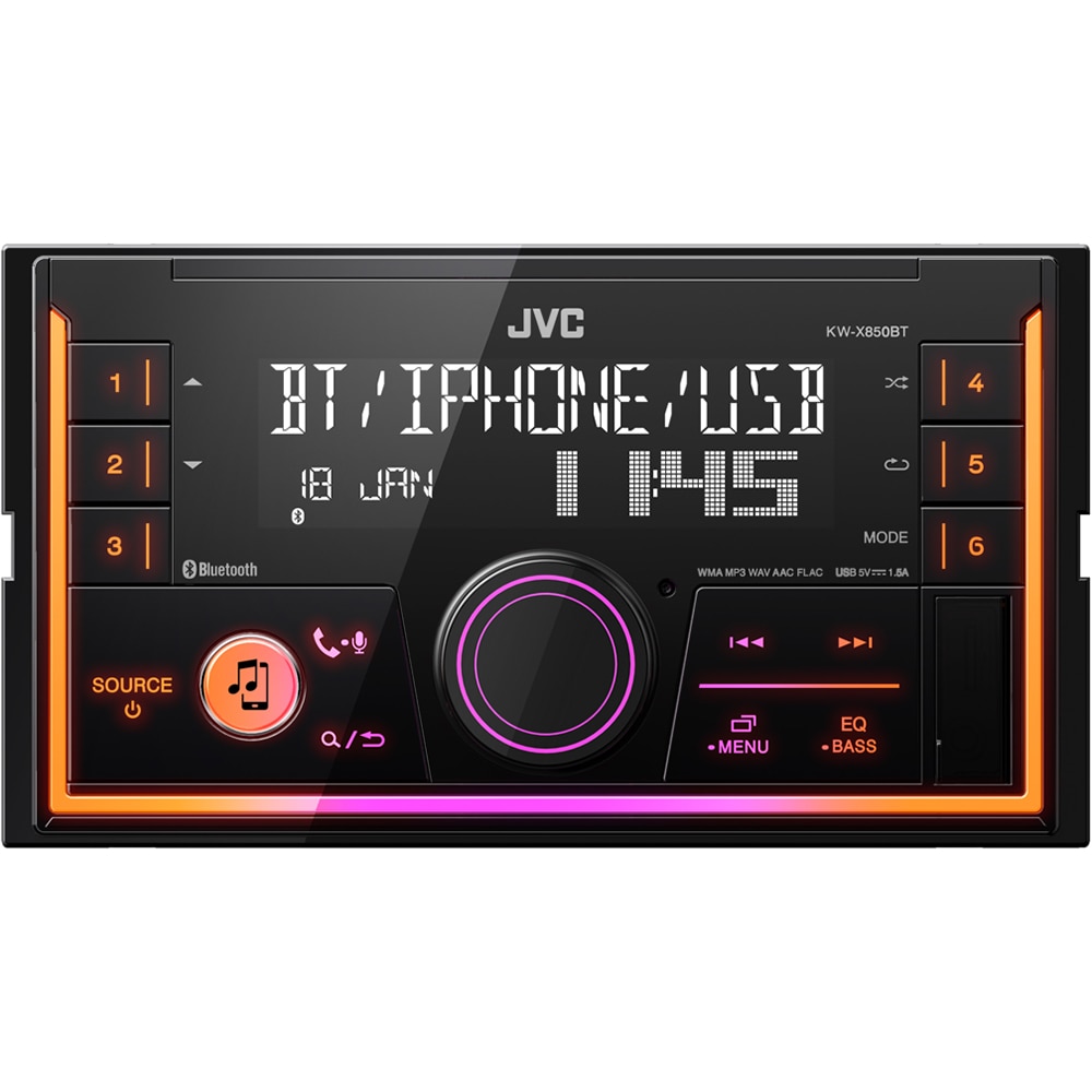 Player auto JVC KW-X850BT, 4 x 50W, Bluetooth, USB