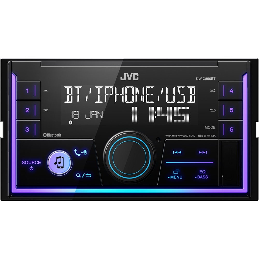 Player auto JVC KW-X850BT, 4 x 50W, Bluetooth, USB