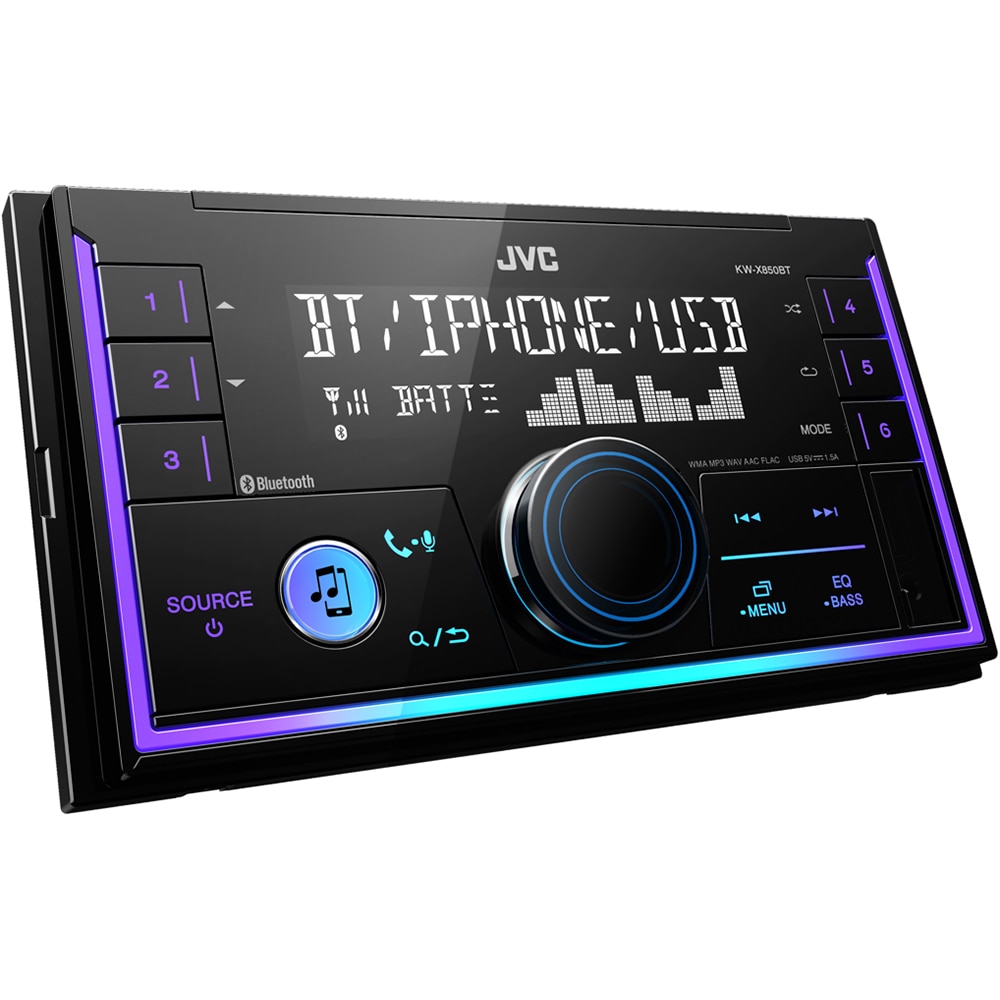 Player auto JVC KW-X850BT, 4 x 50W, Bluetooth, USB